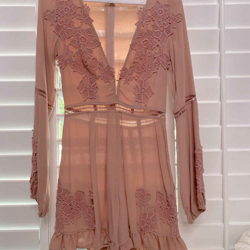 For love and lemons Lilou lace romper